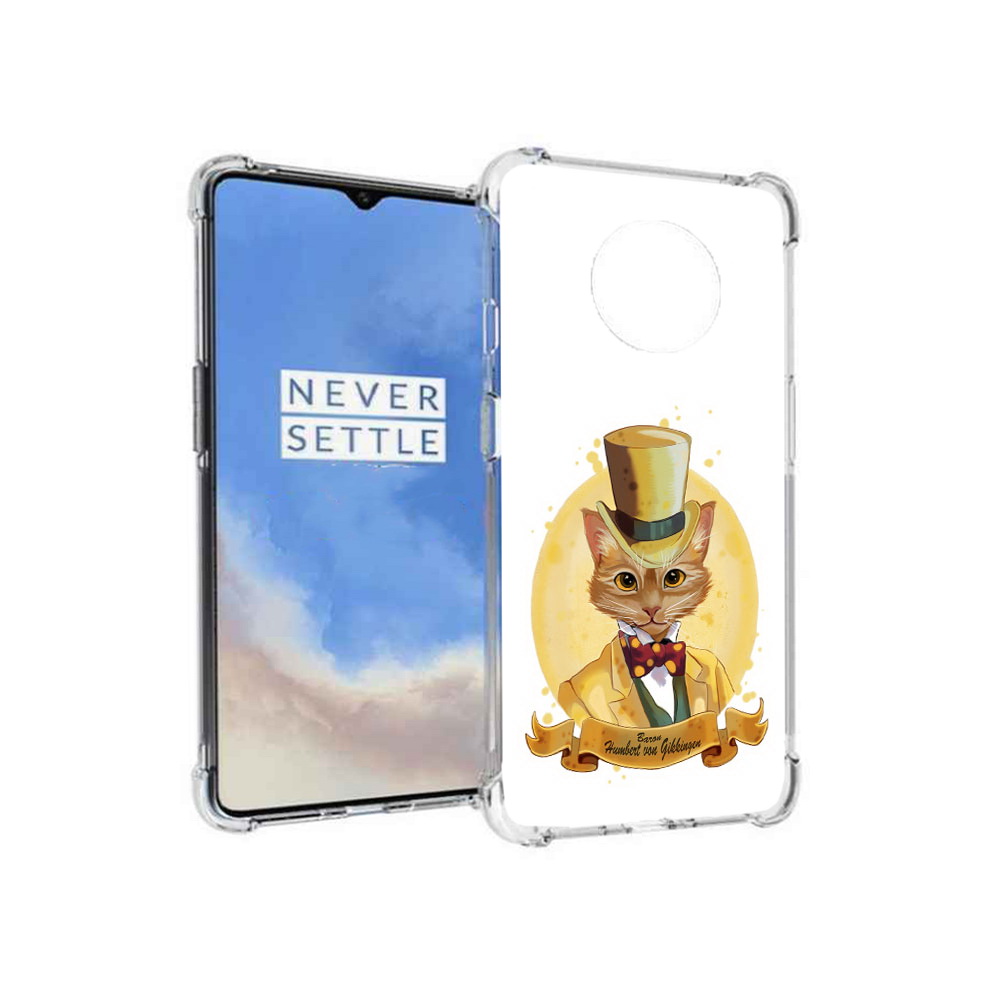 

Чехол MyPads Tocco для OnePlus 7T кот юрист (PT227044.138.401), Прозрачный, Tocco