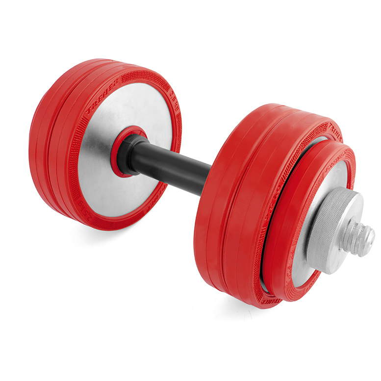 

Разборная гантель TRENER TRG01d26 1 x 15 кг, красный, TRG01d26