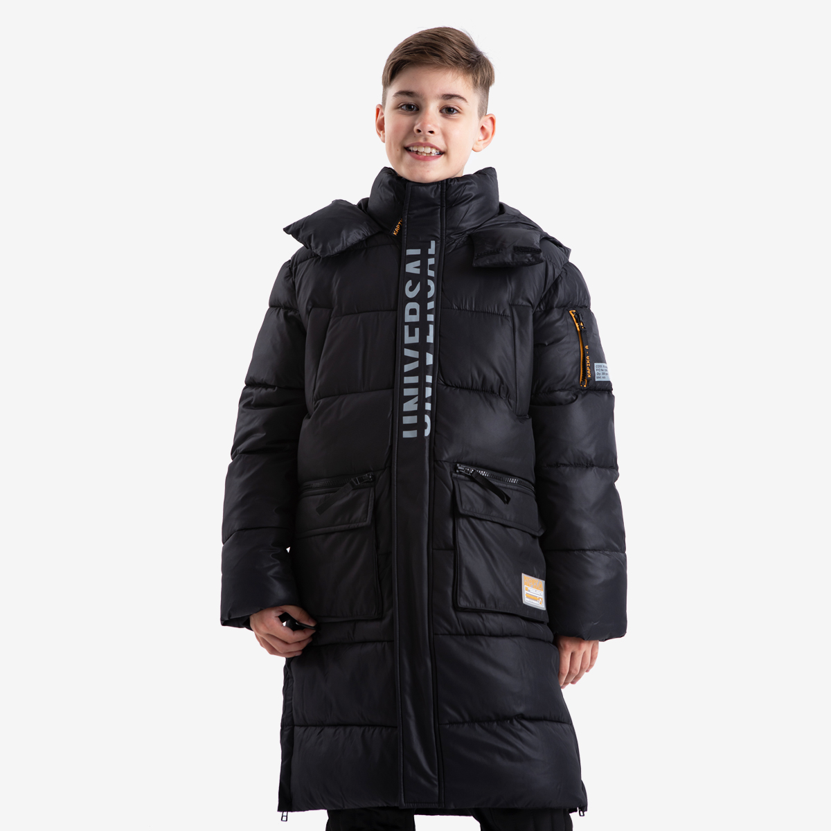 Куртка детская Kapika IJBCK03-99, цвет черный, размер 134