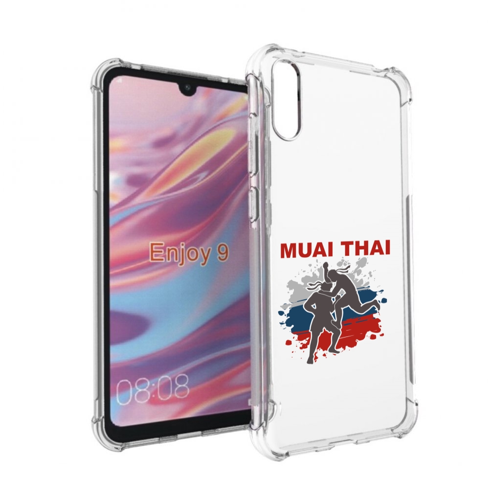 

Чехол бампер MyPads Муайтай для Huawei Enjoy 9., Прозрачный, Tocco