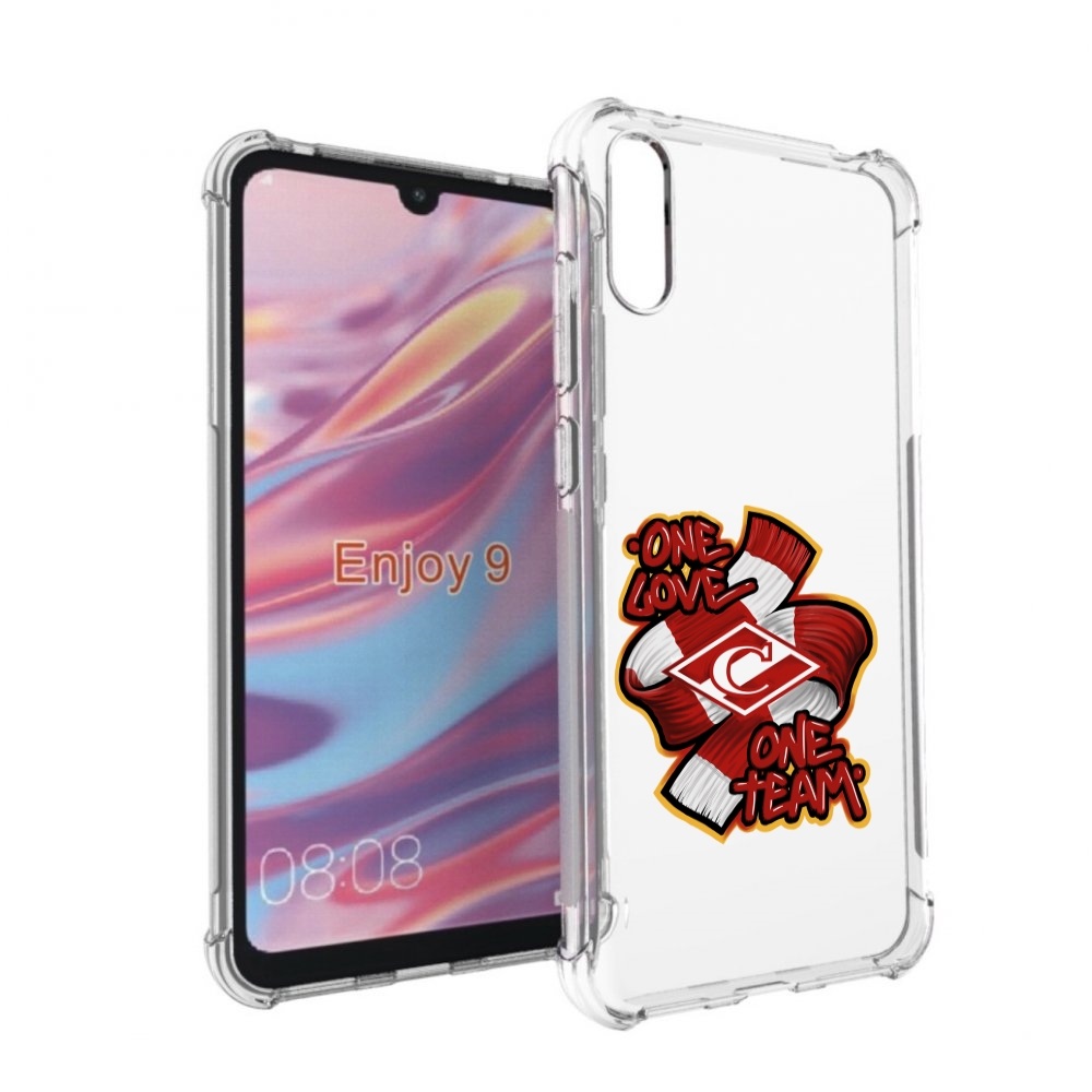 

Чехол бампер MyPads Одна любовь-Спартак для Huawei Enjoy 9., Прозрачный, Tocco