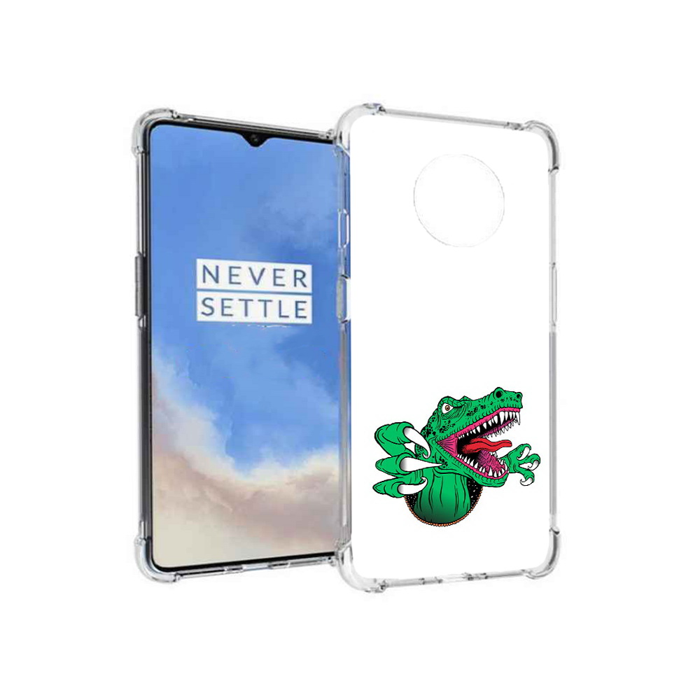 

Чехол MyPads Tocco для OnePlus 7T крокодил (PT227044.138.417), Прозрачный, Tocco