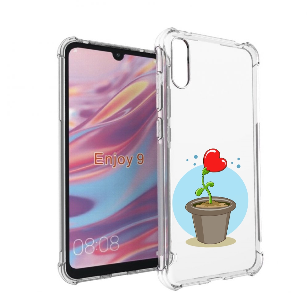 

Чехол бампер MyPads Растение любви 14 февраля для Huawei Enjoy 9, Прозрачный, Tocco
