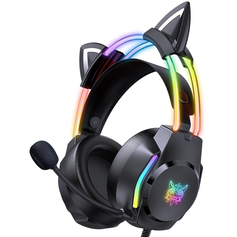 Наушники для компьютера Onikuma X26 Black Cat RGB