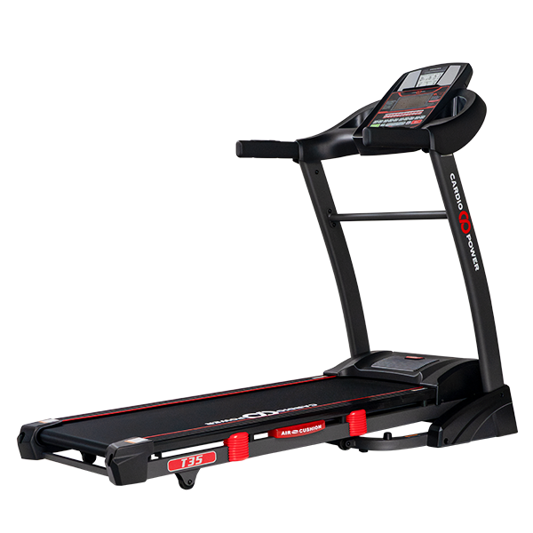 Беговая дорожка CardioPower T35 New электрическая красный/черный