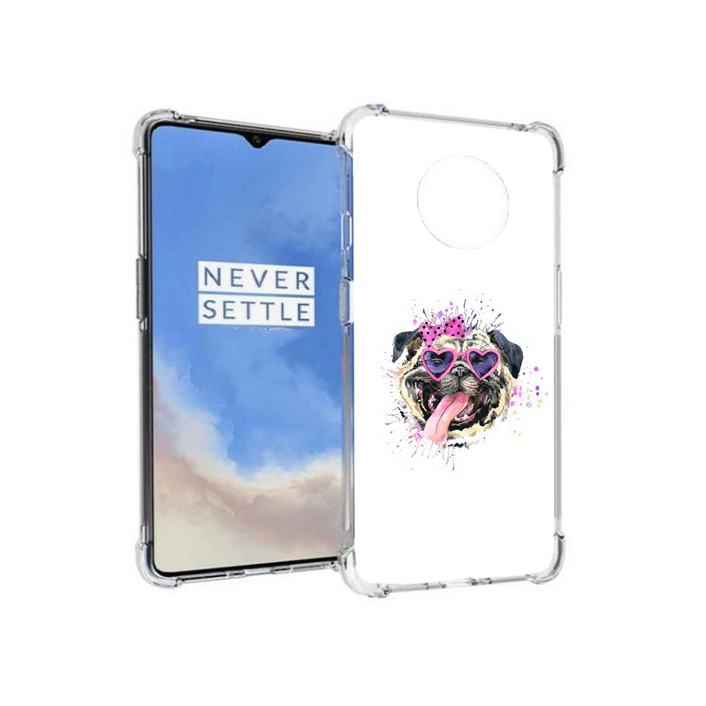 

Чехол MyPads Tocco для OnePlus 7T Веселая собака (PT227044.138.43), Прозрачный, Tocco
