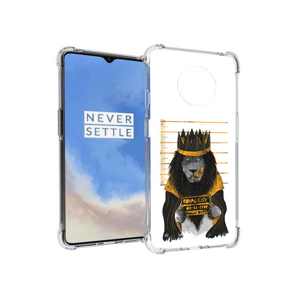 

Чехол MyPads Tocco для OnePlus 7T лев в законе (PT227044.138.435), Прозрачный, Tocco