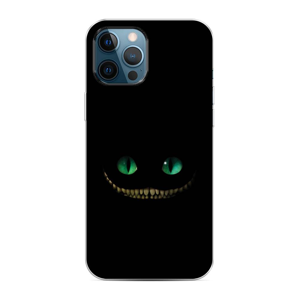 

Чехол Awog на Apple iPhone 12 Pro Max / Айфон 12 Pro Max "Зеленоглазый чеширский кот", Разноцветный, 12750-10
