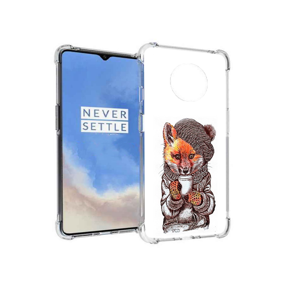 

Чехол MyPads Tocco для OnePlus 7T лиса в шапке (PT227044.138.437), Tocco