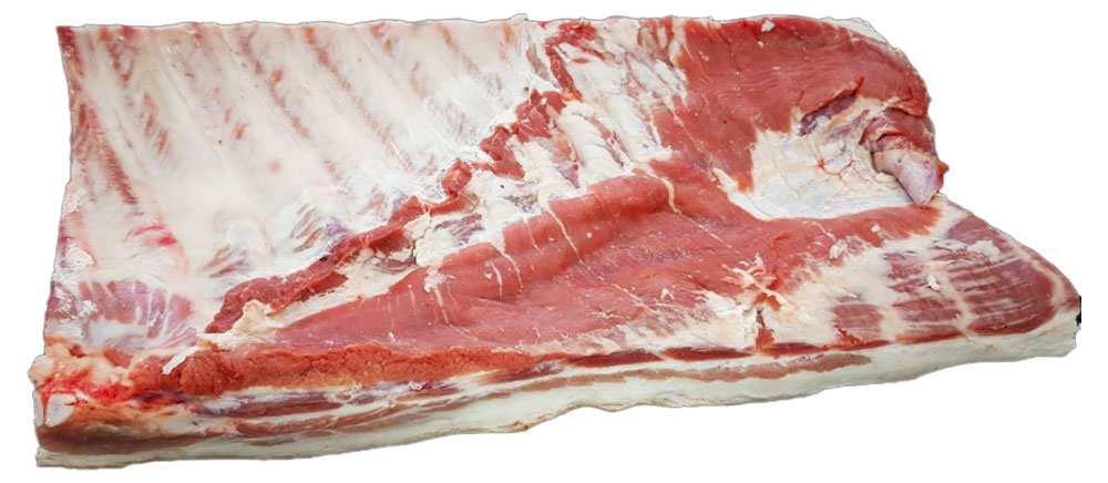 Грудинка свиная «Каждый день» бескостная в шкуре (1,65-2 кг), 1 упаковка  2 кг