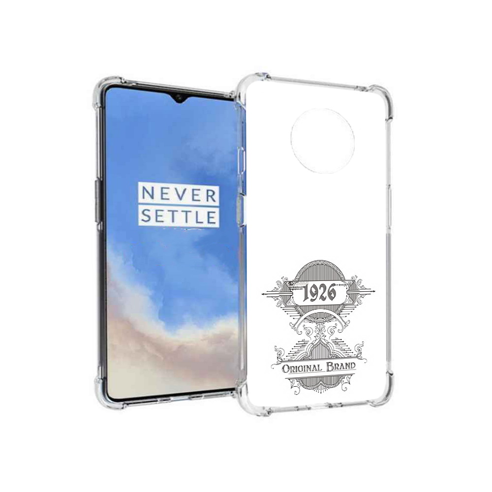 

Чехол MyPads Tocco для OnePlus 7T логотип черно белый (PT227044.138.446), Прозрачный, Tocco