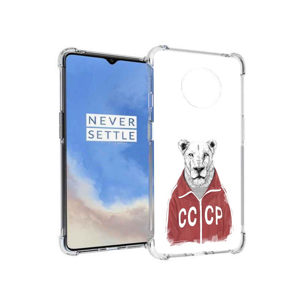 

Чехол MyPads Tocco для OnePlus 7T львица ссср (PT227044.138.450), Прозрачный, Tocco