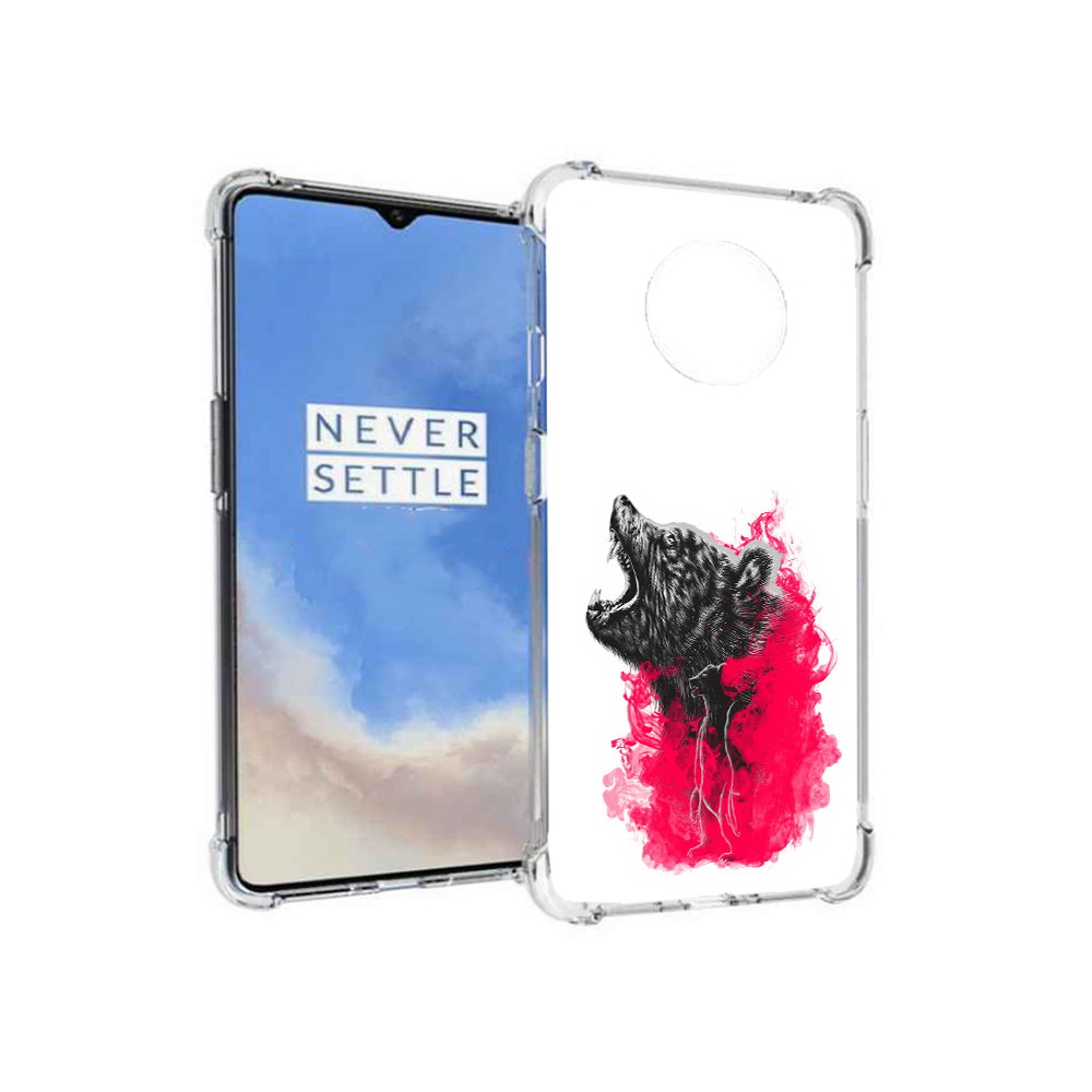 

Чехол MyPads Tocco для OnePlus 7T медведь в дымке (PT227044.138.463), Прозрачный, Tocco