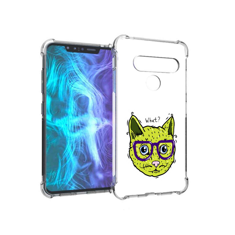 

Чехол MyPads Tocco для LG G8 Зеленый кот (PT135945.77.86), Tocco