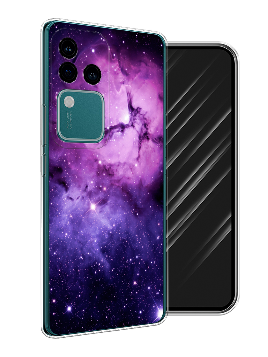 

Чехол Awog на Vivo V30 Pro/S18 Pro "Космос 18", Фиолетовый;черный;белый, 2610050-1
