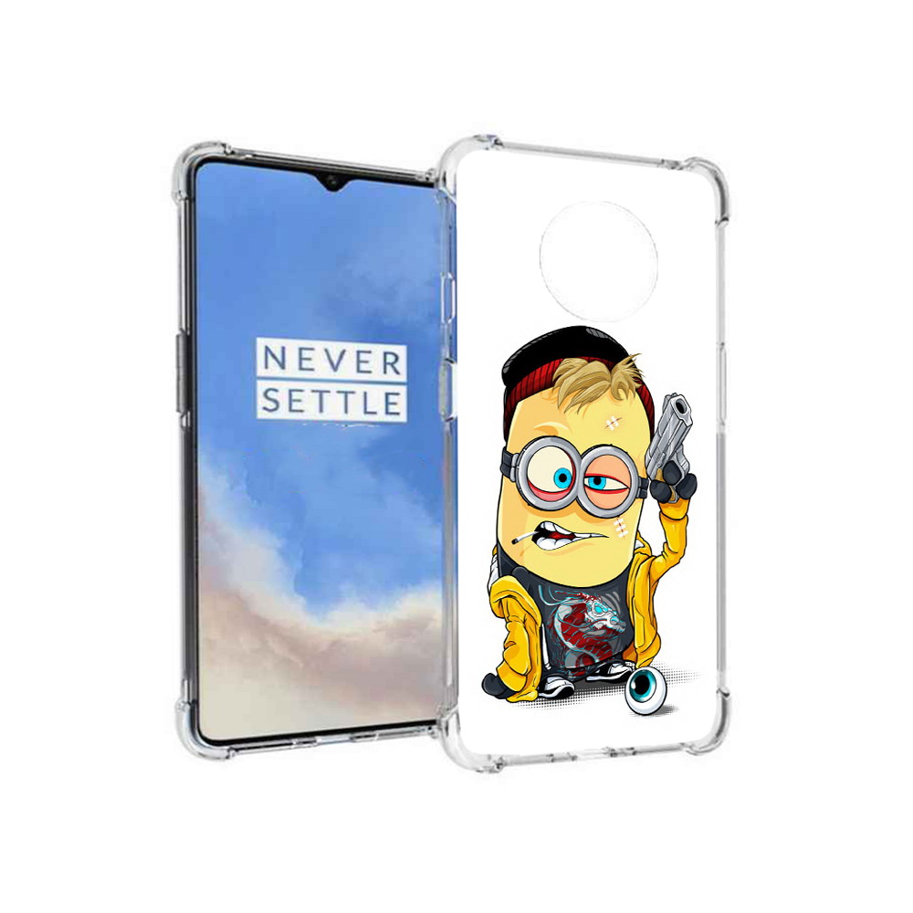 

Чехол MyPads Tocco для OnePlus 7T миньон бандит (PT227044.138.475), Прозрачный, Tocco