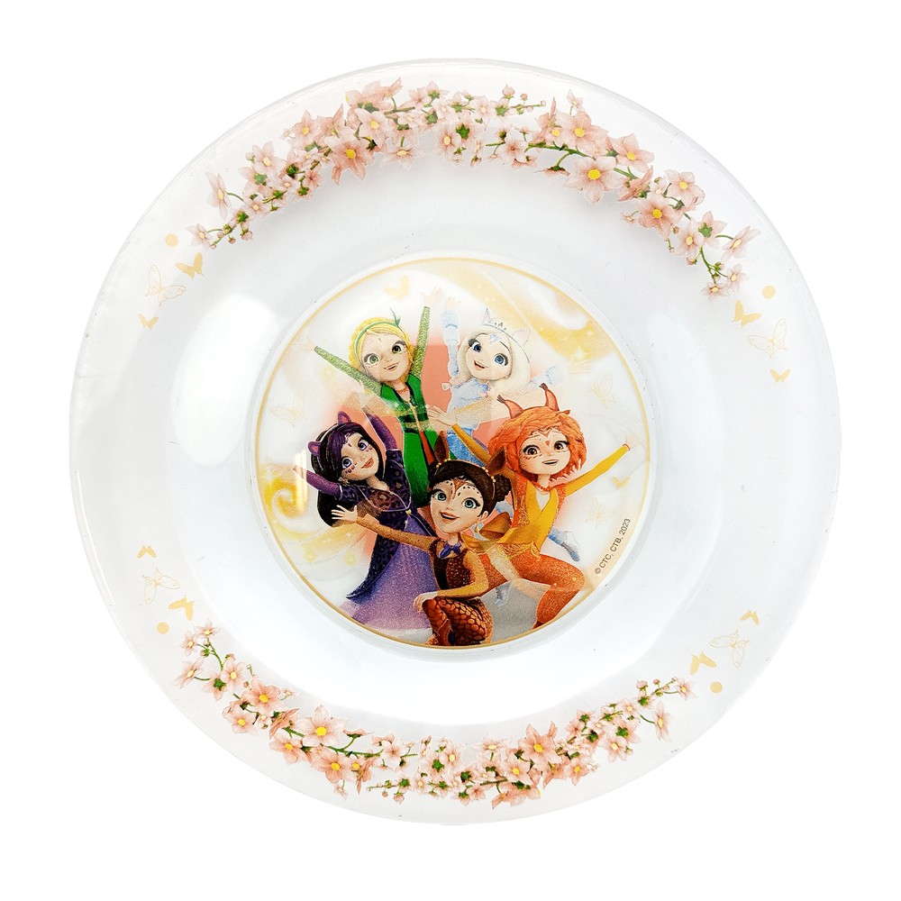 Тарелка ND Play Царевны, Карнавал, 19,5 см, стекло тарелка суповая стекло 22 см круглая грин виллаж pasabahce 10335slbd14