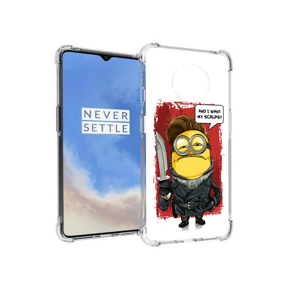 

Чехол MyPads Tocco для OnePlus 7T миньон убийца (PT227044.138.477), Прозрачный, Tocco
