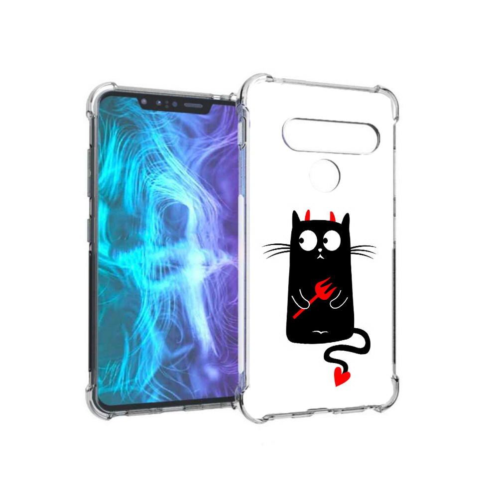 

Чехол MyPads Tocco для LG G8 Кот демон (PT135945.77.97), Tocco