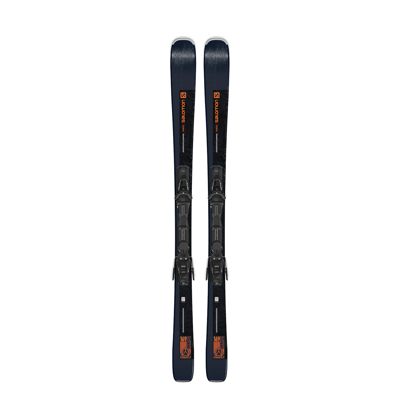 фото Горные лыжи salomon stance 80 + m11 gw l80 black/red (21/22) (161)