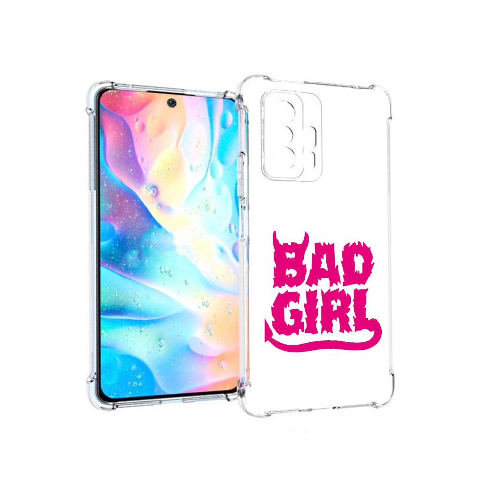 

Чехол MyPads Tocco для Xiaomi 11T Pro плохая девочка (PT163474.285.545), Прозрачный, Tocco