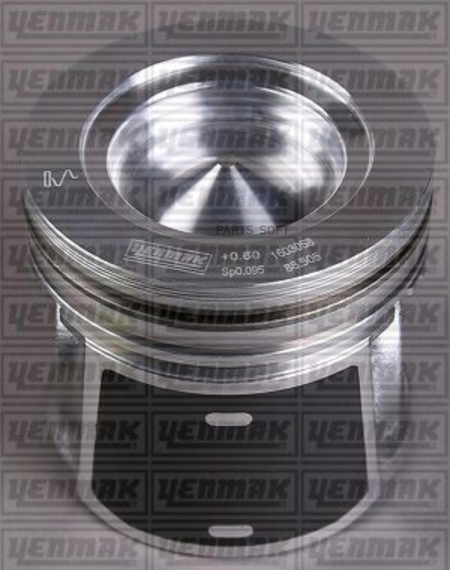 YENMAK 3104838000 31-04838-000 8800 mm Поршпалецс кольцами 10013160 060320 0116270 Ту 11317₽