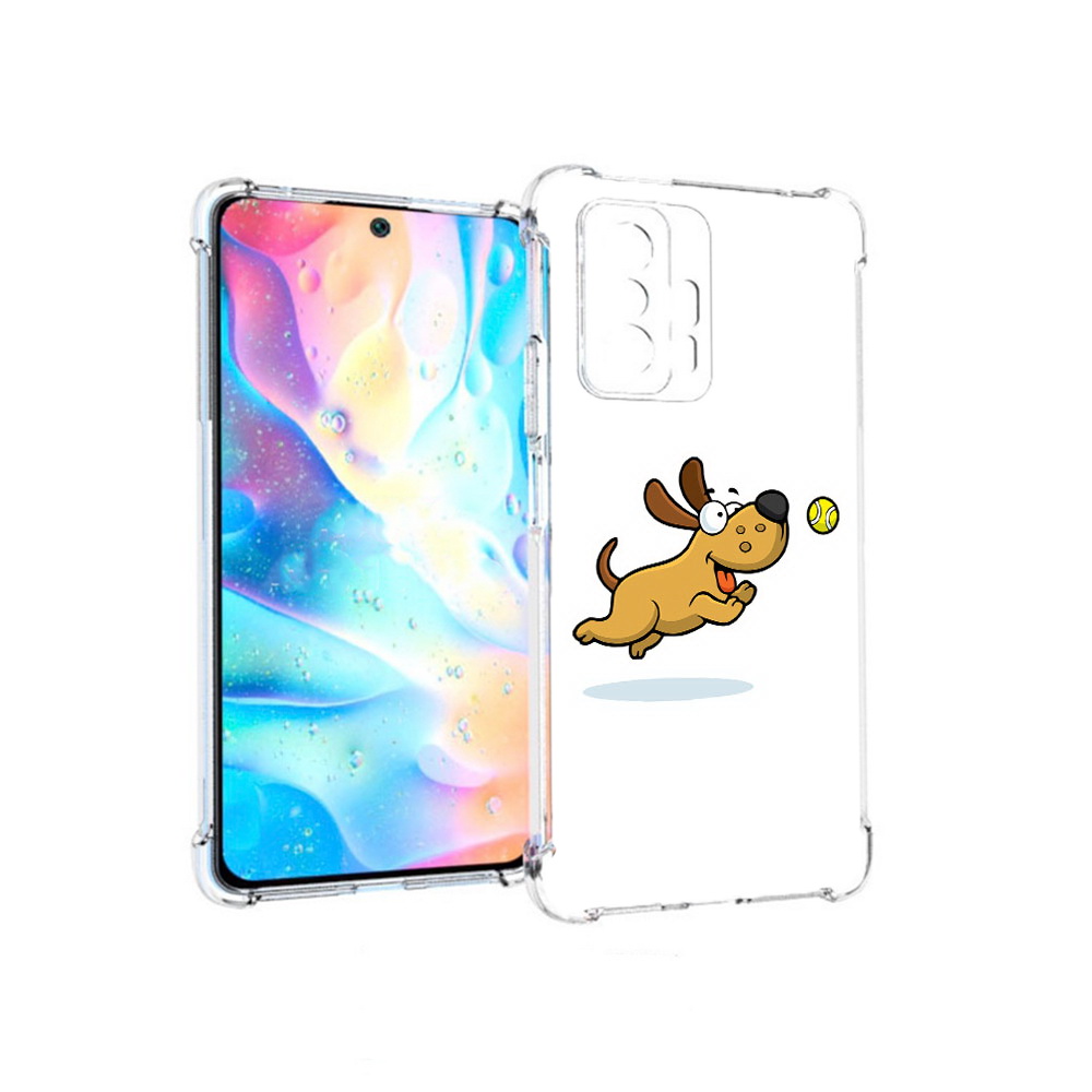 

Чехол MyPads Tocco для Xiaomi 11T Pro пёсик (PT163474.285.563), Прозрачный, Tocco