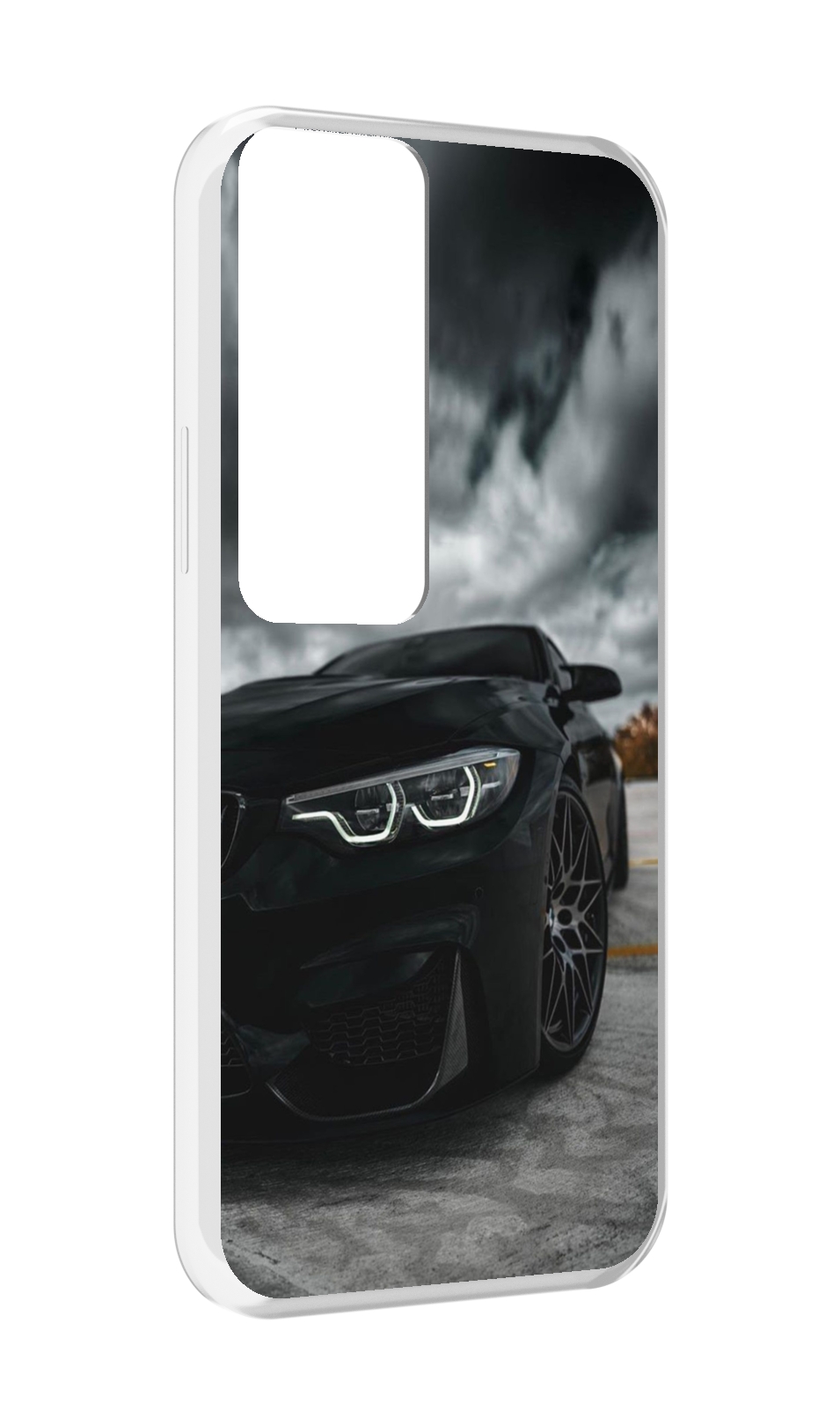 

Чехол MyPads бмв М3 мужской для Tecno Pova Neo 2, Прозрачный, Tocco