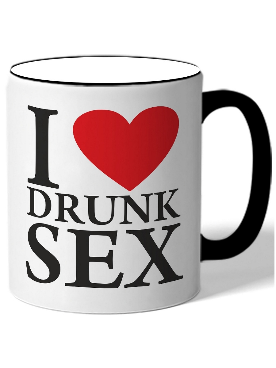 фото Кружка drabs i love drunk sex, я люблю секс