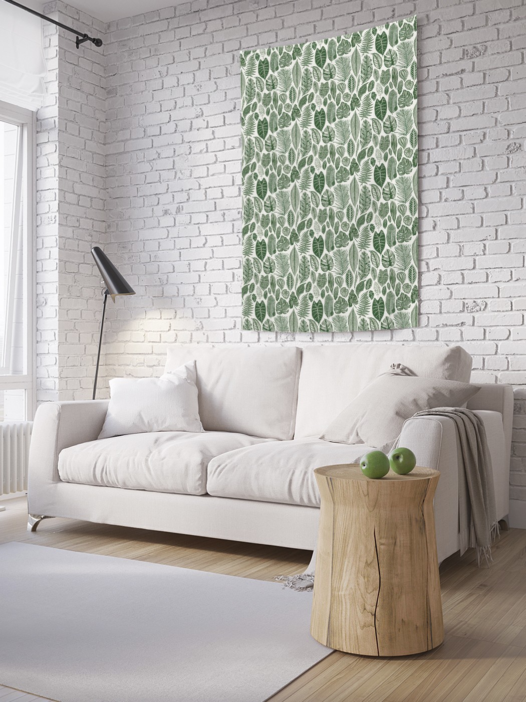 

Вертикальное фотопанно на стену JoyArty Листовая ботаника 150x200 см, Листовая ботаника