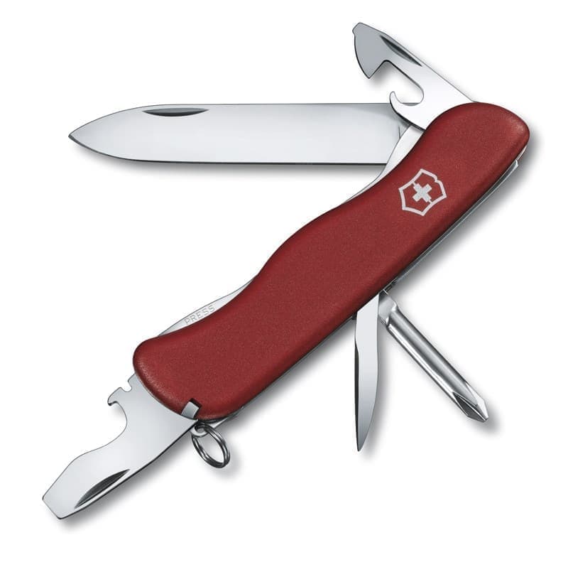 

Нож перочинный VICTORINOX Adventurer, 111 мм, 11 функций, с фиксатором лезвия, красный, Adventurer