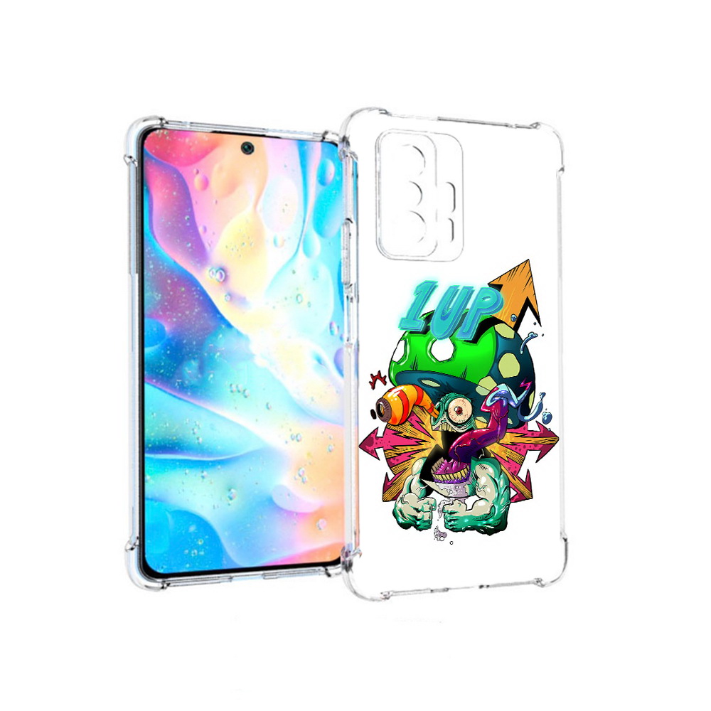 

Чехол MyPads Tocco для Xiaomi 11T Pro сильный гриб абстракция (PT163474.285.599), Прозрачный, Tocco