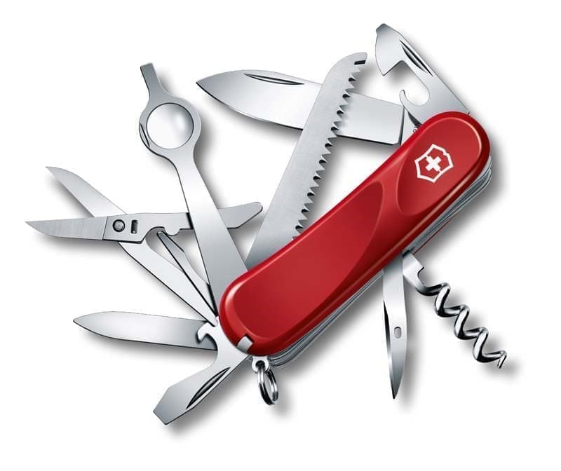 

Нож перочинный VICTORINOX Evolution 23, 85 мм, 17 функций, красный