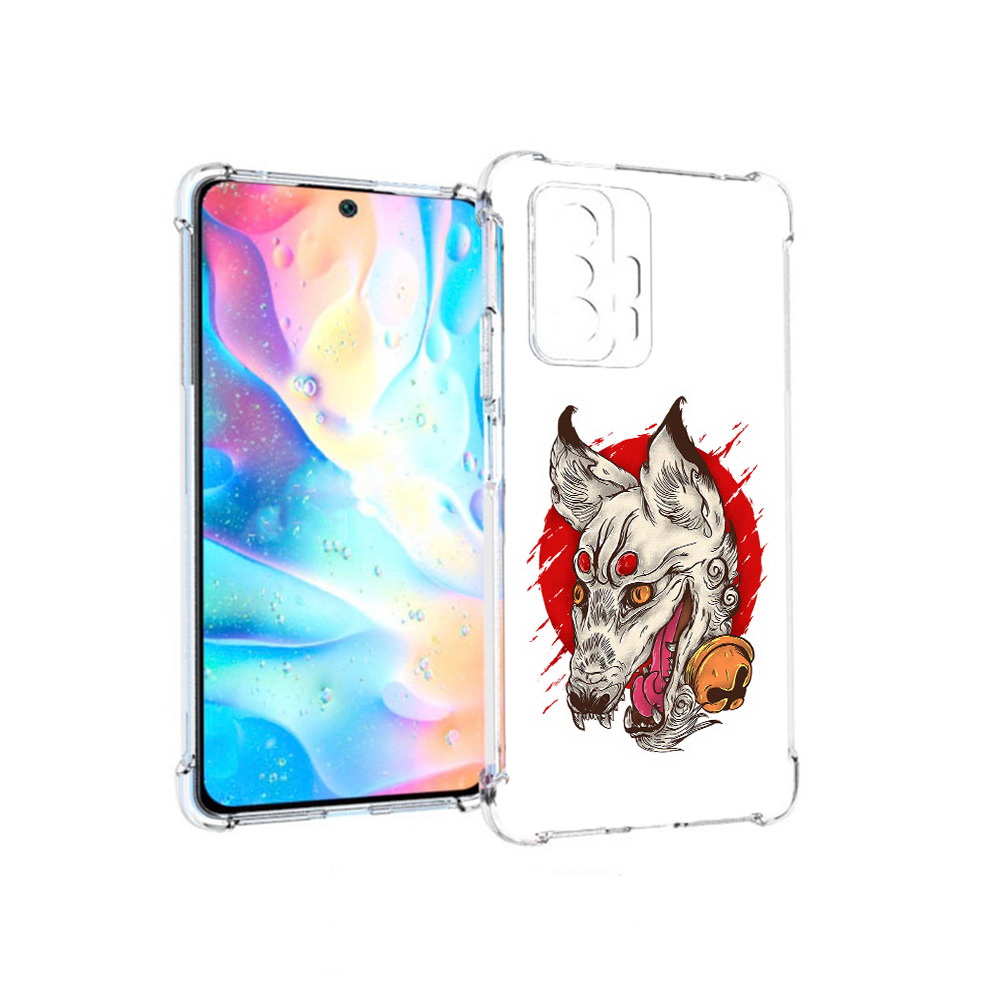 

Чехол MyPads Tocco для Xiaomi 11T Pro страшная собака (PT163474.285.627), Прозрачный, Tocco
