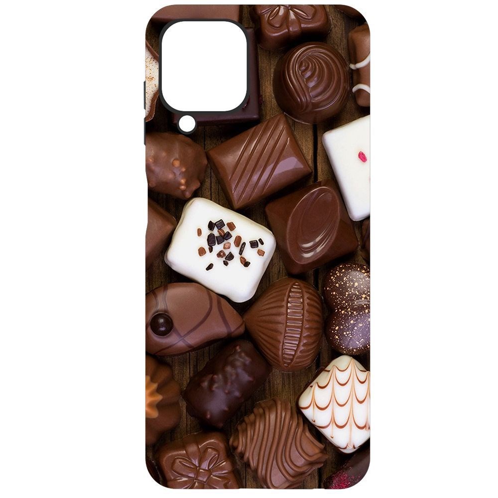 

Чехол-накладка Krutoff Софт Кейс Конфеты для Samsung Galaxy A22/M22 (A225/M225) черный