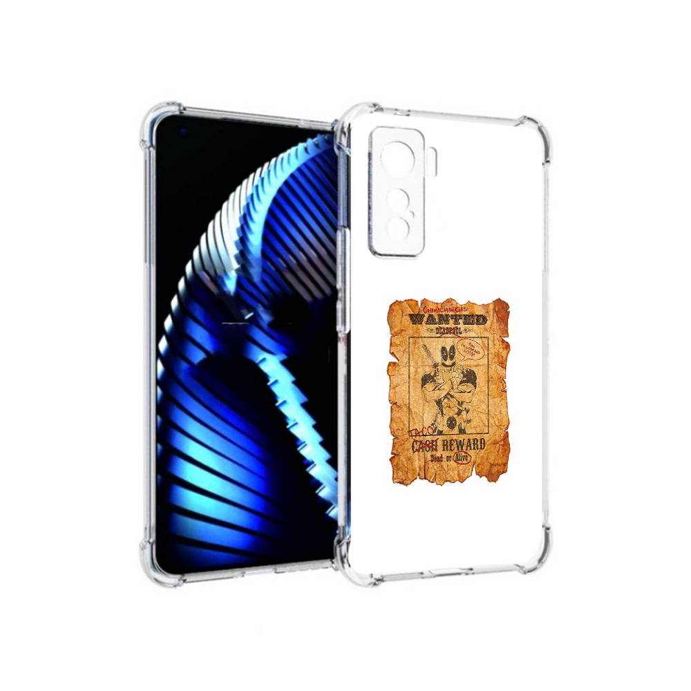

Чехол MyPads Tocco для Vivo iQOO 5 дедпул, Прозрачный, Tocco