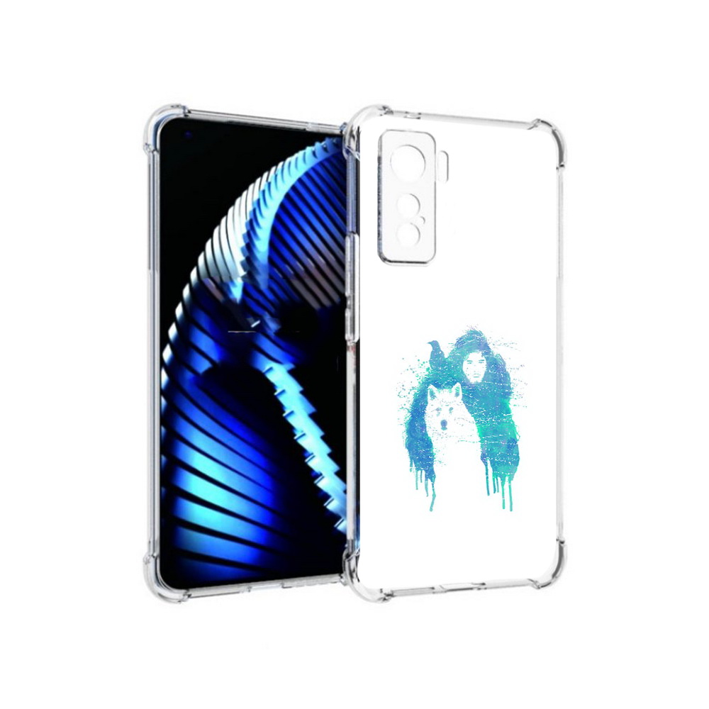 

Чехол MyPads Tocco для Vivo iQOO 5 джон сноу, Прозрачный, Tocco