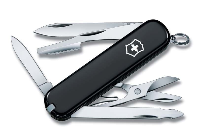 

Нож перочинный VICTORINOX Executive, 74 мм, 10 функций, чёрный, Черный