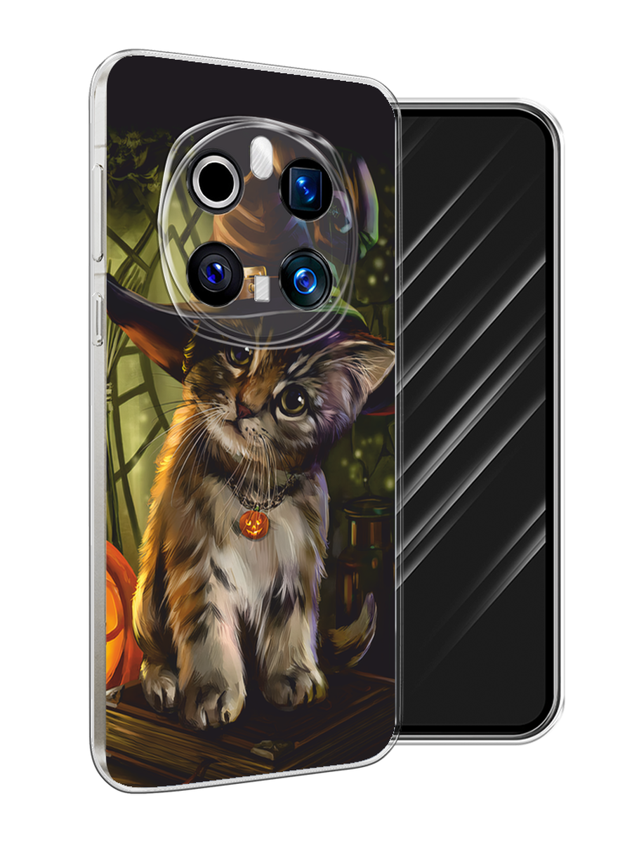 

Чехол Awog на Honor Magic 7 Pro "Кот на Хэллоуин", Зеленый;серый, 6125650-1