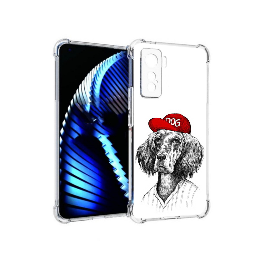 

Чехол MyPads Tocco для Vivo iQOO 5 дог, Прозрачный, Tocco