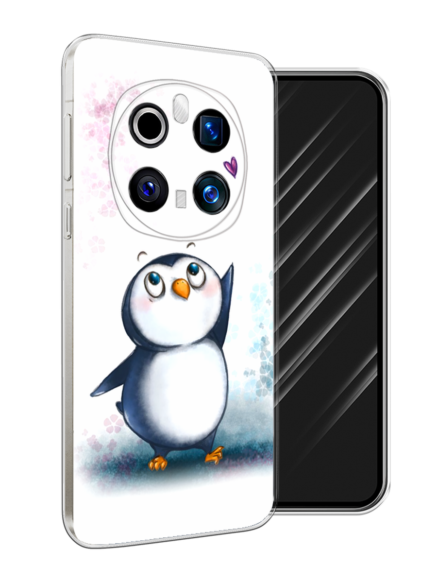 

Чехол Awog на Honor Magic 7 Pro "Пингвин и сердечко", Белый, 6125650-1