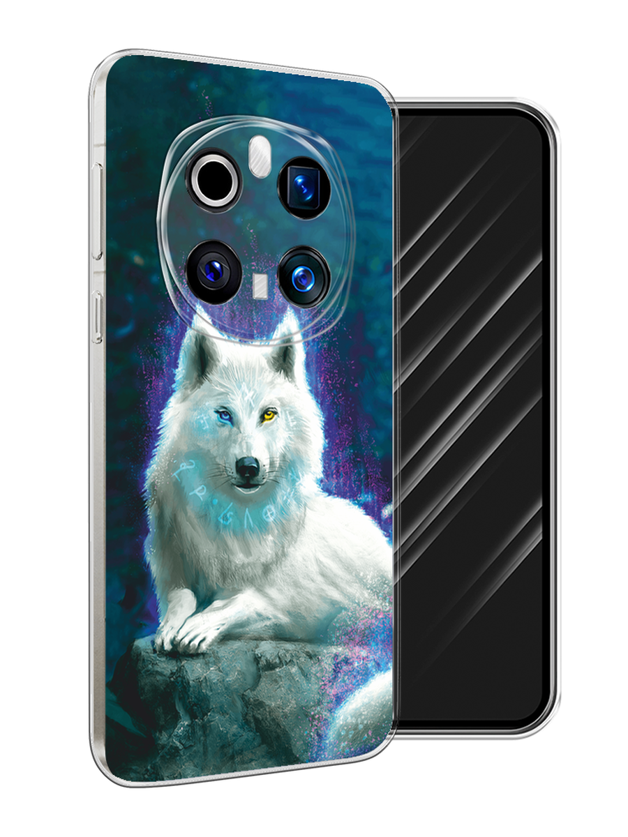 

Чехол Awog на Honor Magic 7 Pro "Белоснежный волк", Белый;зеленый;фиолетовый, 6125650-1