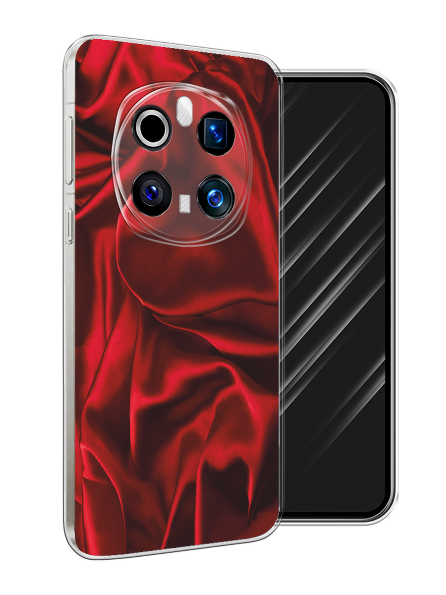 

Чехол Awog на Honor Magic 7 Pro "Текстура красный шелк", 6125650-1