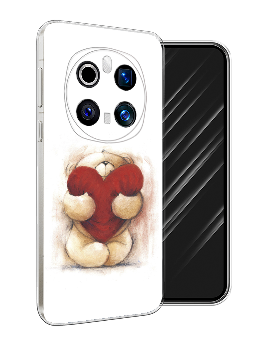 

Чехол Awog на Honor Magic 7 Pro "Мишка с сердцем 1", Белый;бордовый;бежевый, 6125650-1