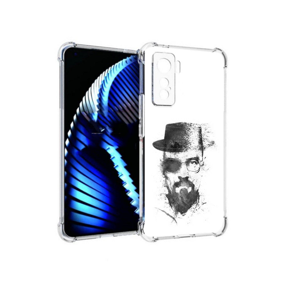 

Чехол MyPads Tocco для Vivo iQOO 5 загадочный человек, Прозрачный, Tocco