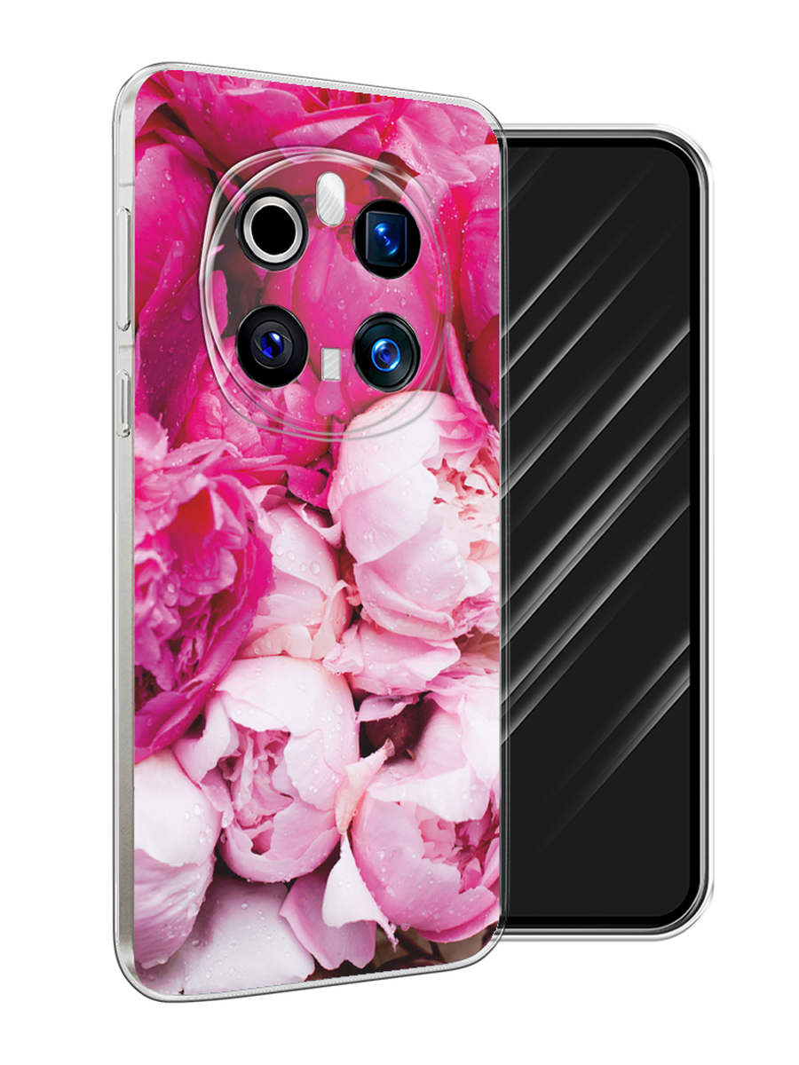 

Чехол Awog на Honor Magic 7 Pro "Пионы розово-белые", Белый;розовый, 6125650-1