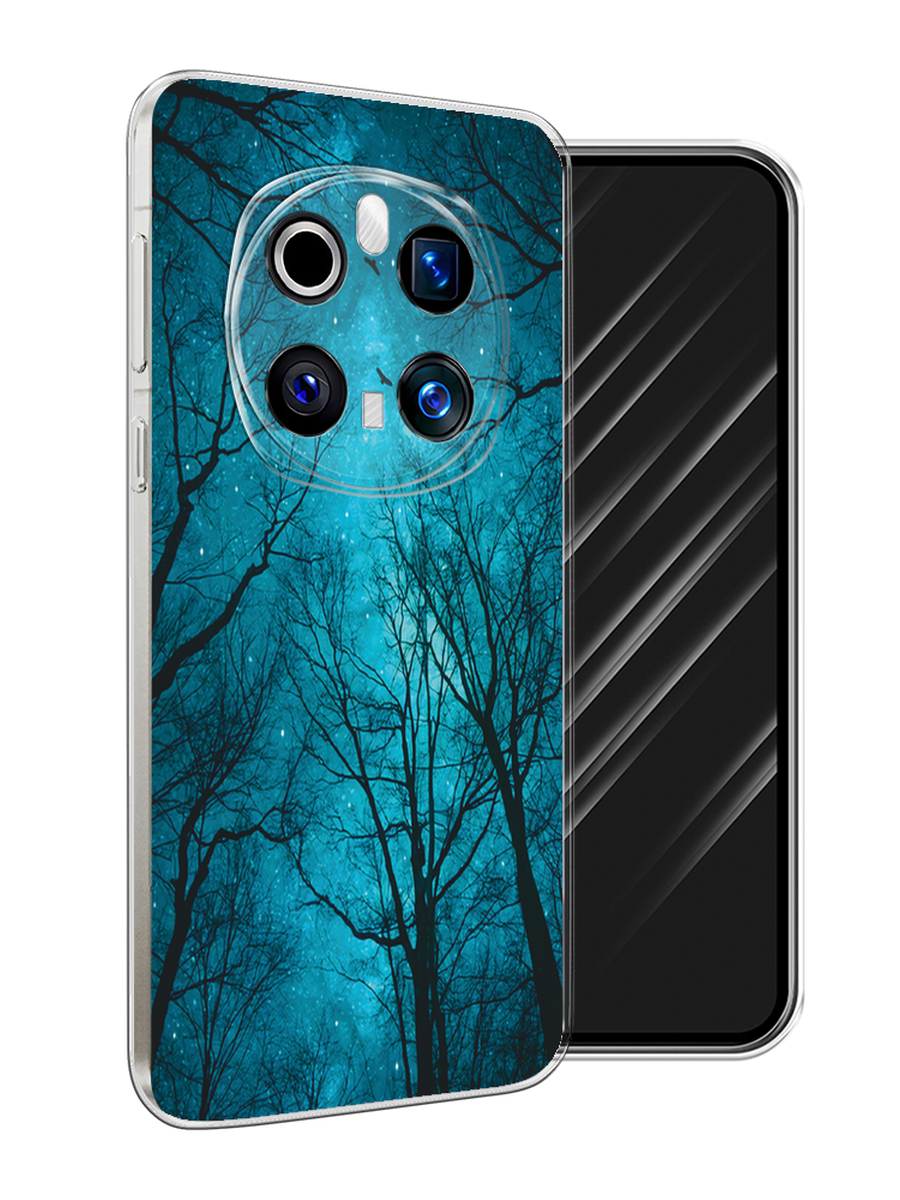 

Чехол Awog на Honor Magic 7 Pro "Сказочный лес", Черный;бирюзовый, 6125650-1