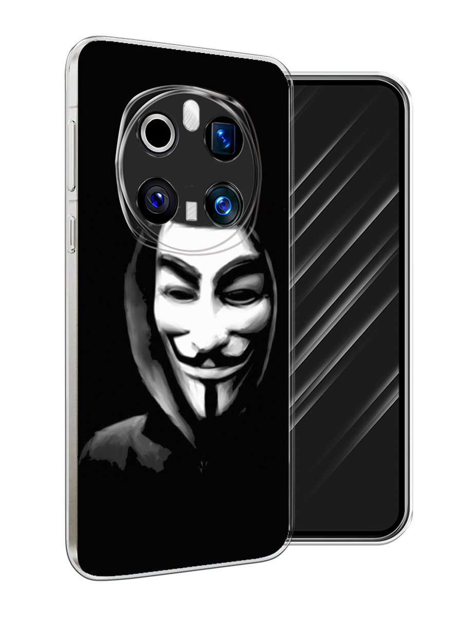 

Чехол Awog на Honor Magic 7 Pro "Анонимус", Черный;серый;белый, 6125650-1