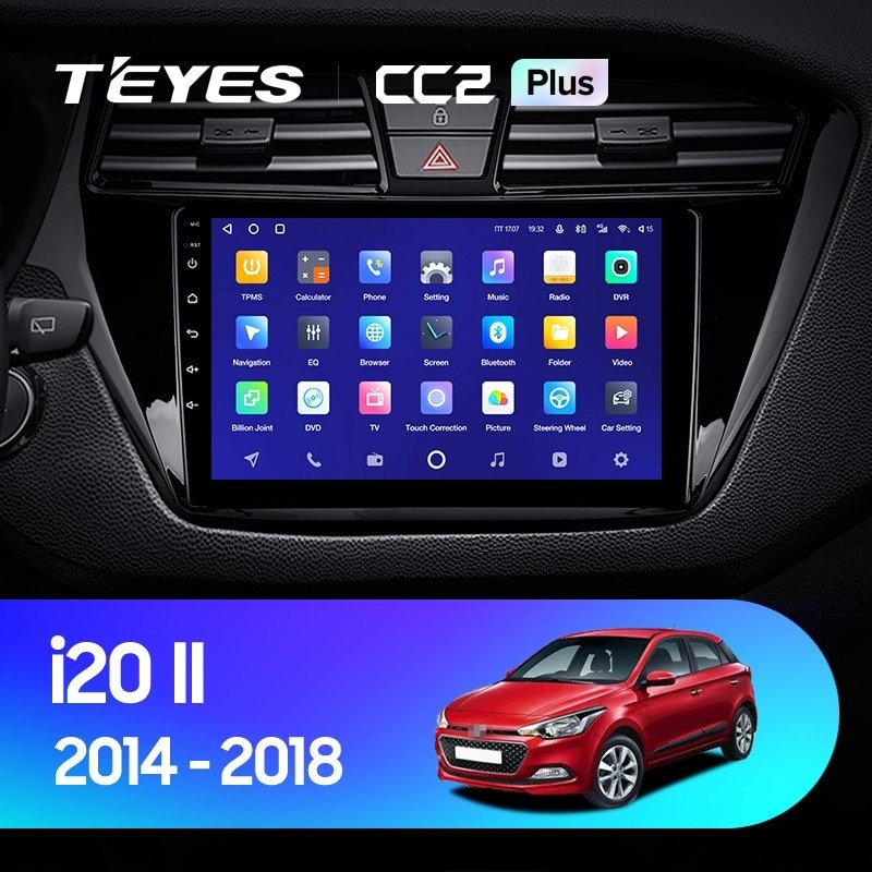 

Штатная магнитола Teyes CC2 Plus 4/64 Hyundai i20 2 GB (2014-2018) Левый руль, CC2 Plus