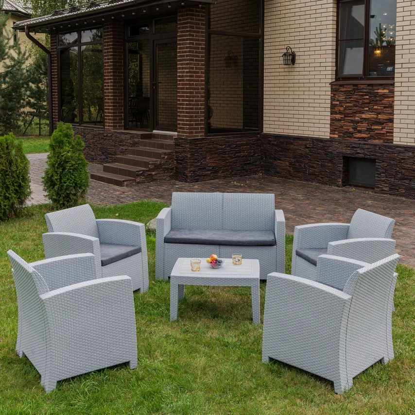 Комплект садовой мебели Royal Family Lana L 844-71-71 светло-серый 52267₽